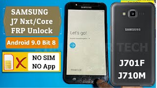 SAMSUNG J7 Core FRP Bypass Without SIM Card Without PC | SAMSUNG J710F Android 9.0 FRP Bypass