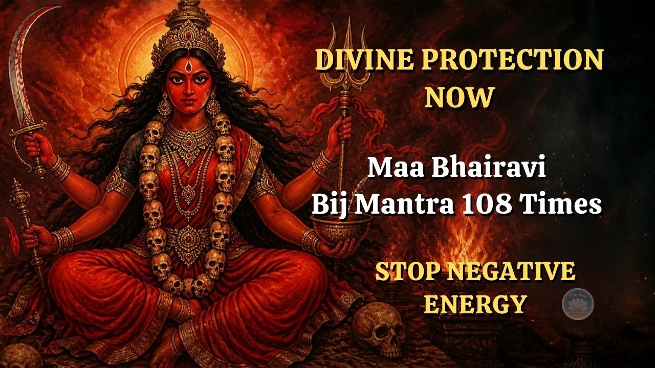 Maa Bhairavi Beej Mantra 108 Times - 432 Hz - Divine Energy Chant