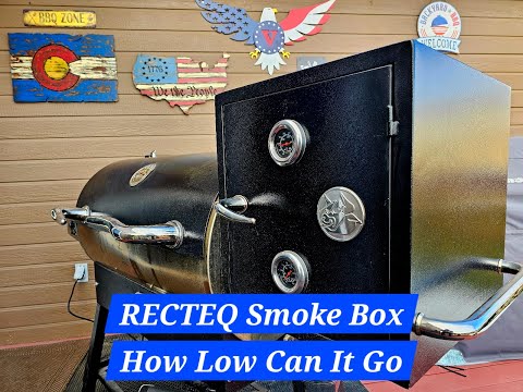 RECTEQ Smoke Box Update - How Low Does It Go?