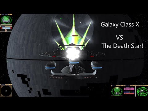 Galaxy Class X From Hell VS The Death Star! | Multiple Battles | Star Trek Bridge Commander |