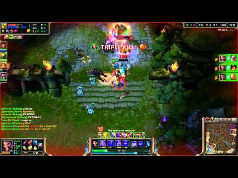 LoL - Draven 2 v 5 Penta KinG Pango as Leona (original)