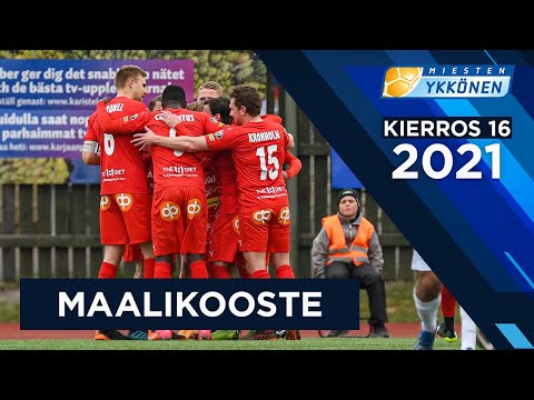 MIESTEN YKKÖNEN 2021 - MAALIKOOSTE | KIERROS 16
