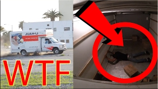 BAIT TRUCK IN THE HOOD GONE WRONG! THIEF THROWN IN AIR!!