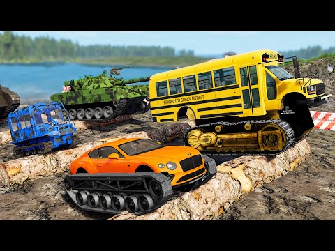 Tracked Vehicle Battle #2 - Beamng drive