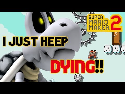 Super Mario Maker 2 (SMM2) - Dry Bones Shell Jump Challenge - No Commentary