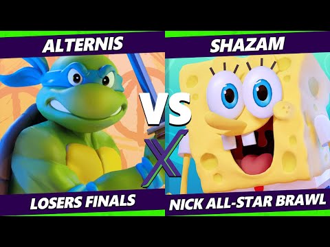 S@X 425 Losers Finals - Alternis (Leonardo) Vs. Shazam (Spongebob) NASB Nickelodeon All-Star Brawl