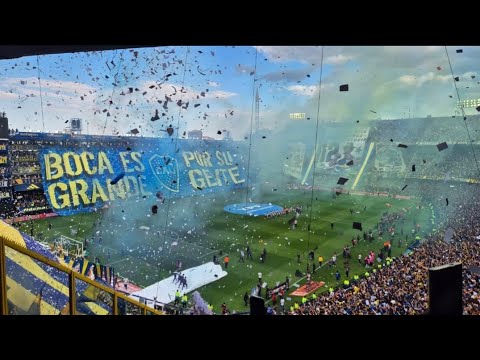 LA BARRA DE #BOCA Y UN INOLVIDABLE RECIBIMIENTO VS #RIVER - SUPERCLASICO 2025