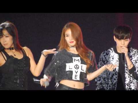 150804 t-ara ji yeon + sj-m zhoumi +vixx hong bin 내 귀에 캔 디-summer k-pop concert