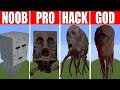 Pixel Art NOOB Vs PRO Vs HACKER Vs GOD Ghast In Minecraft