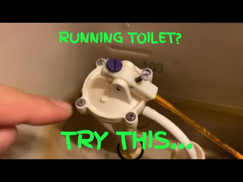 How to Fix a Running Toilet w/ Complete Fill Valve Replacement - DIY