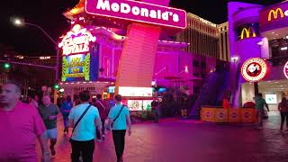 |4K| Las Vegas Nightlife - Walking on The Strip - HDR - Binaural - USA - 2023 (part 2)