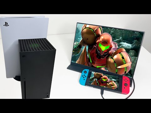 Portable Monitor for Nintendo Switch, PS5 and Xbox | CNBANAN 16" 2K