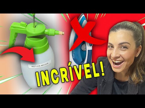 NEVER IRON AGAIN! Use this technique and your clothes will dry looking ironed!