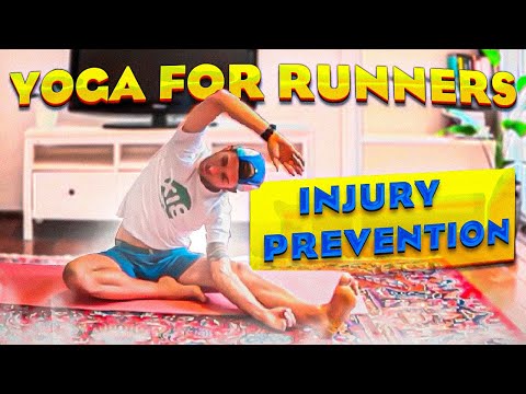 Yoga For Runners -  15min Home Routine - Injury Prevention