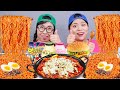 Convenience Store Spicy Noodle Chicken Hot dog Mukbang DONA
