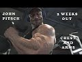 Bodybuilder John Pitsch 2 Weeks Out Chest And Arms Training Video