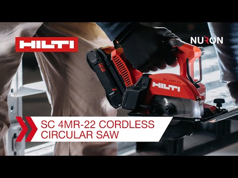 Hilti Nuron SC 4 MR-22 Cordless Circular Saw - Features and Benefits