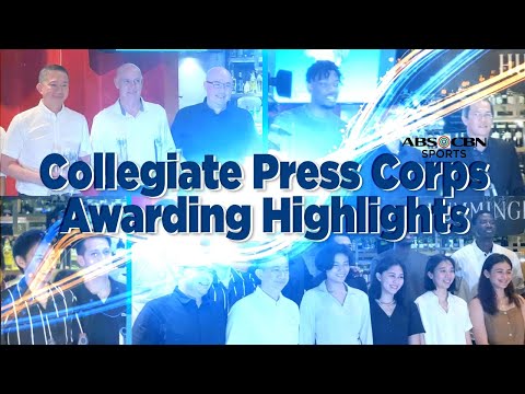 Collegiate Press Corps Awards Night | Sights and Sounds