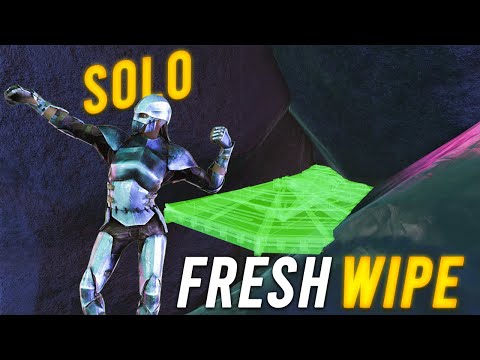 SOLO Claiming My OVERPOWERED Base Location!! - ARK PvP