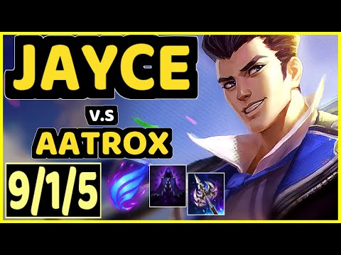 SMEB (JAYCE) vs AATROX - 9/1/5 KDA TOP CHALLENGER GAMEPLAY - KR