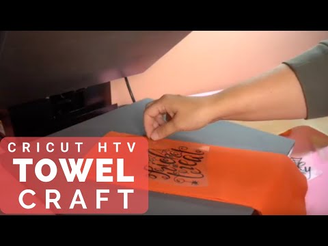 How to Create Custom Halloween Towels Using Cricut and a Heat Press : 10  Steps - Instructables