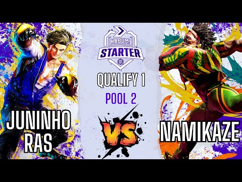 SF6 👊 Juninho-Ras (Luke) vs Namikaze (Dee Jay) 👊 KaBuM! Starter SF6 - Qualify 1 - Pool 2