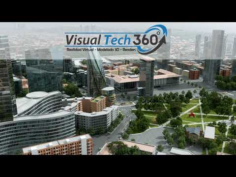 Render de ciudad