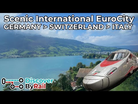 Frankfurt to Milan Scenic EuroCity EC151 on a NEW PENDOLINO