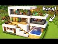 Minecraft Best Modern House Tutorial