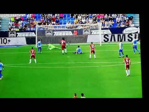 Gol de S. Gassama vs Málaga - Almería 0-1