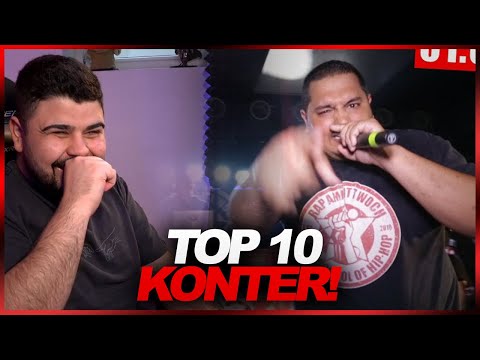 DIE TOP 10 KONTER 😂 [RAP AM MITTWOCH & TOPTIER TAKEOVER] Reaction