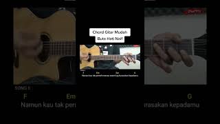 Download lagu kunci gitar buta hati chord gampang #butahati #kuncigitargampang #punnigitarer mp3