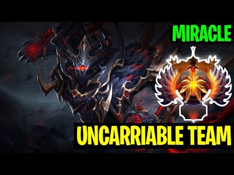 Uncarriable Team - Miracle- Shadow Fiend - Dota 2