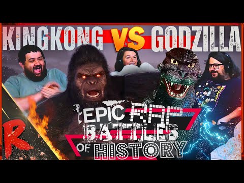 Godzilla vs King Kong. Epic Rap Battles of History - @ERB | RENEGADES REACT