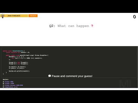 Java Medium Level Threads Challenges With Timer Explanations