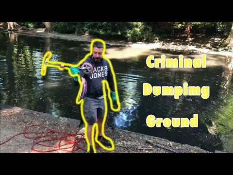 We stumbled across a criminal Dumping Ground Magnet Fishing #60