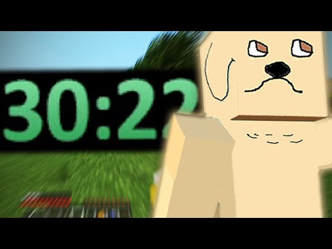 dogla TENTANDO speedrun MINECRAFT