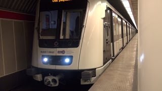 preview picture of video 'Metro in Budapest Linie M2 U-Bahn Déli pályaudvar ↔ Örs vezér tere-Zug,trainfart,train'