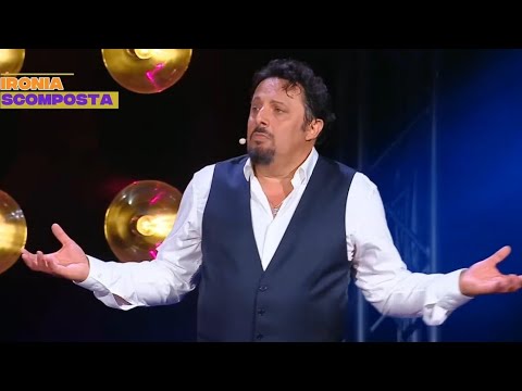 Brignano dismantles reality shows about weight... and we laugh while we eat! 🍕