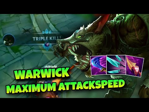 WARWICK JUNGLE WILD RIFT BUILD FULL ATTACK SPEED LEGENDARY HARD CARRY
