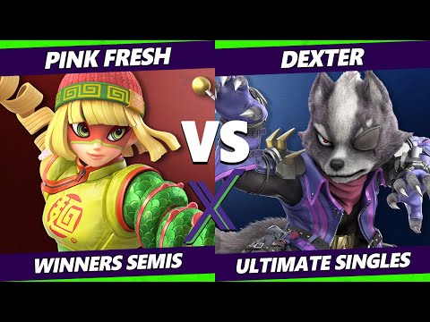 S@X 432 Winners Semis - Dexter (Wolf) Vs. Pink Fresh (Min Min) Smash Ultimate  - SSBU