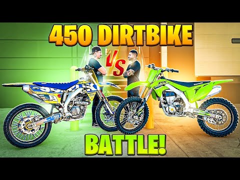 2022 kx450F VS 2016 RMZ450 DIRT BIKE BATTLE ! | BRAAP VLOGS