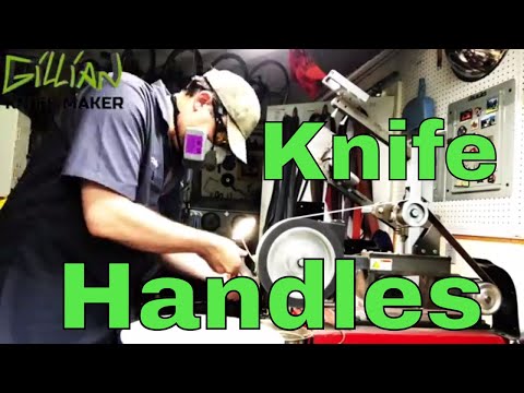 Machining Knife Handles - Custom Made Folding Pocket Knives -  how to make a titanium knife handle