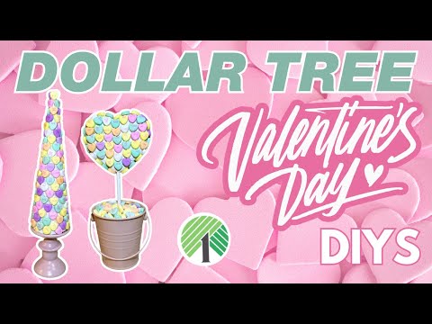 20 Valentine's Day Dollar Tree DIYS! Conversation...