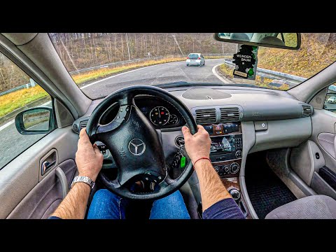 2004 Mercedes-Benz C 200 CDI (W203) | 360,000 km POV Test Drive #2644 | Joe Black