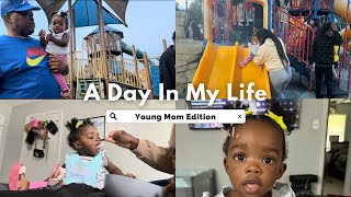 DAY IN THE LIFE OF A YOUNG SINGLE MOM | Picnic, Theme Park, Etc💕