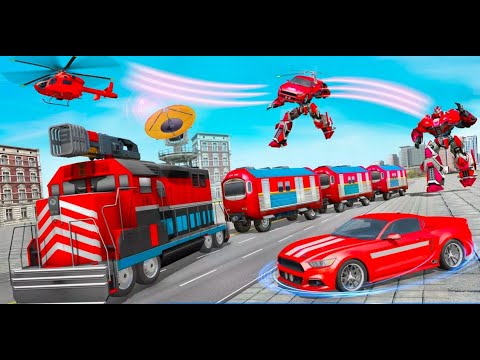 Bull Robot Car Transform Game - Robot Game - Android iOS Gameplay