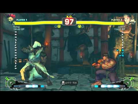 SSF4 Rank Match  Ndsg (GO)  vs  jyobin (RY)