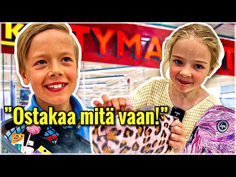 6-Vuotias ja 8-Vuotias Ostaa KOULUTARVIKKEITA! (K-Citymarket)