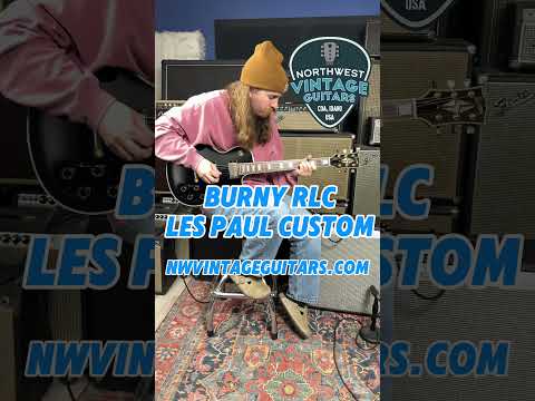 *Video* Fernandes/Burny RLC-55 Les Paul Custom Black - 1998 image 25